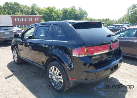 2009 Lincoln Mkx z USA, uszkodzony, nr VIN 2LMDU88C29BJ13026